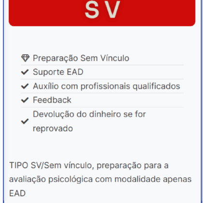Curso Preparatório SV